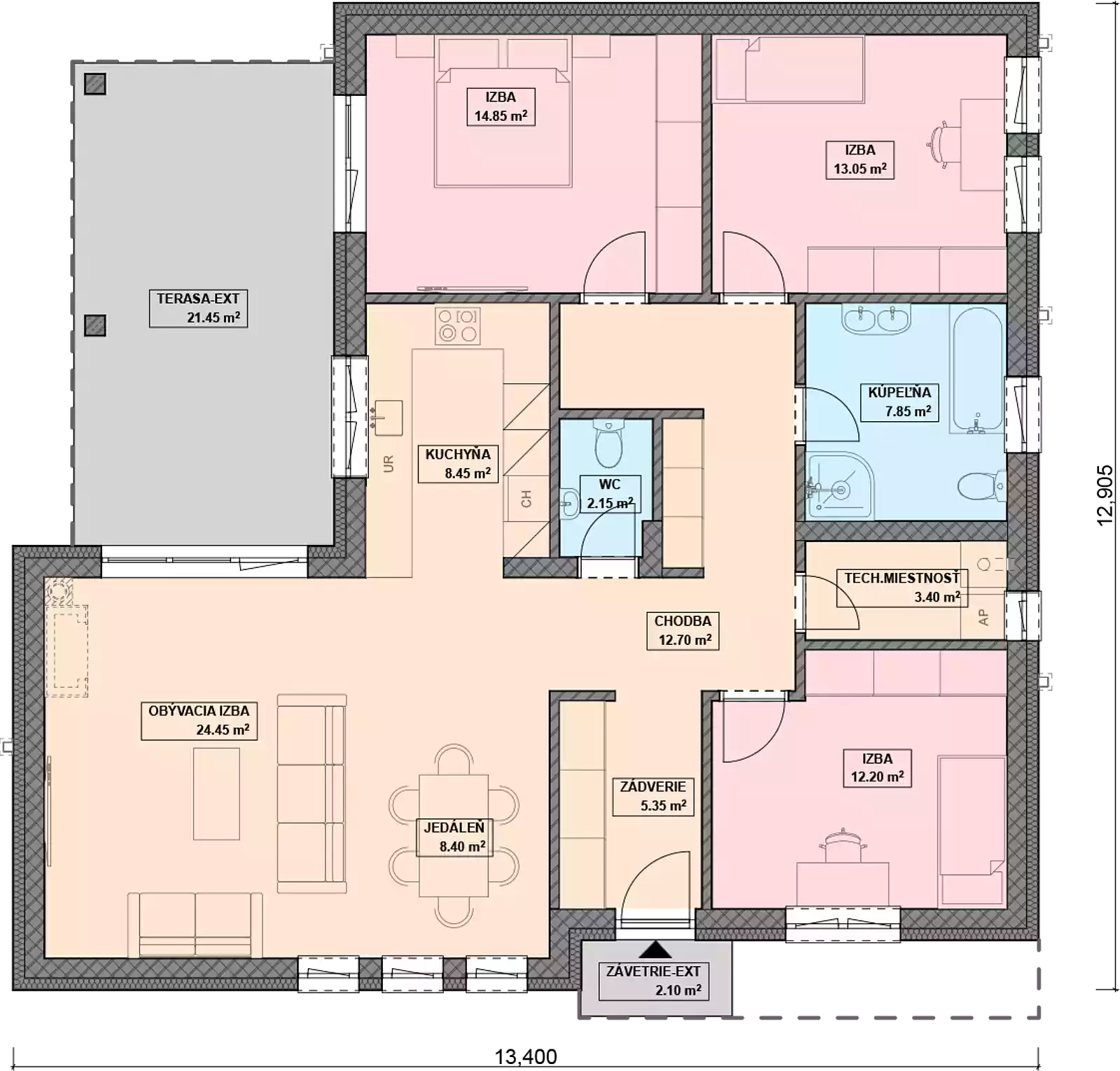Projekt domu ANGI 3