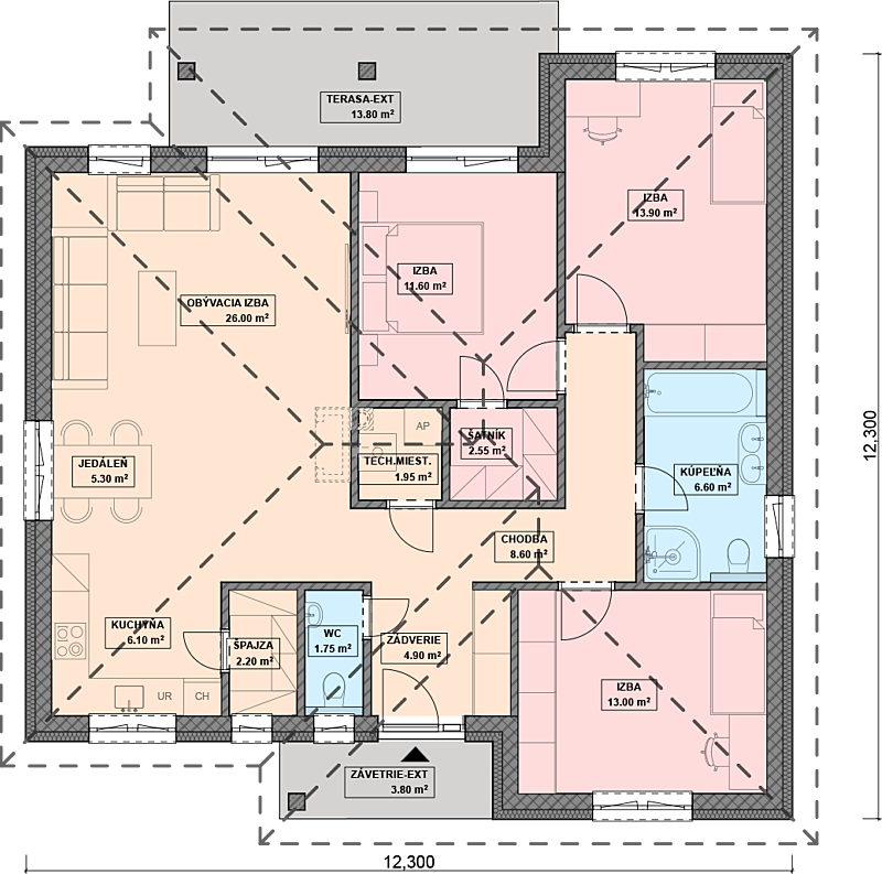Projekt domu LUNA 14