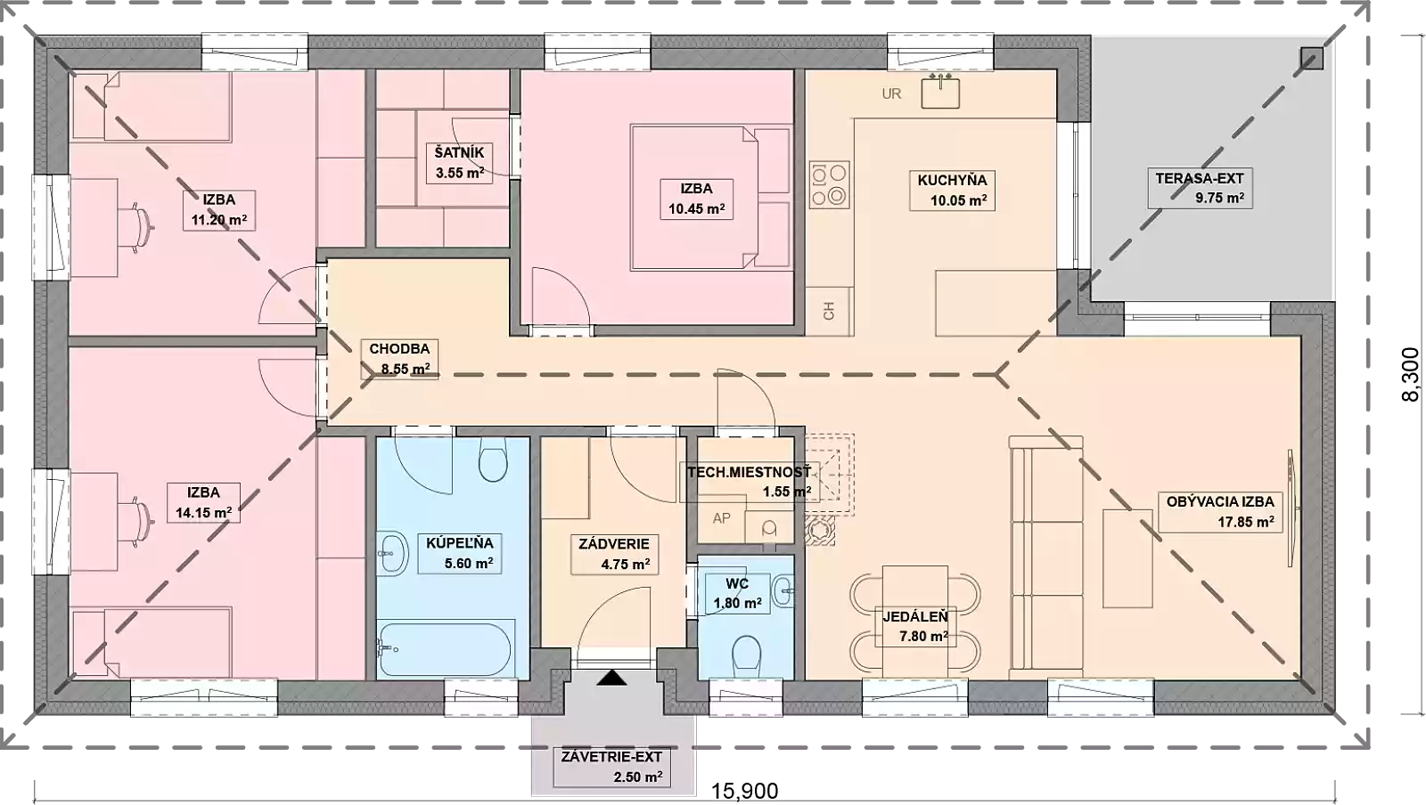 Projekt domu LUNA 23