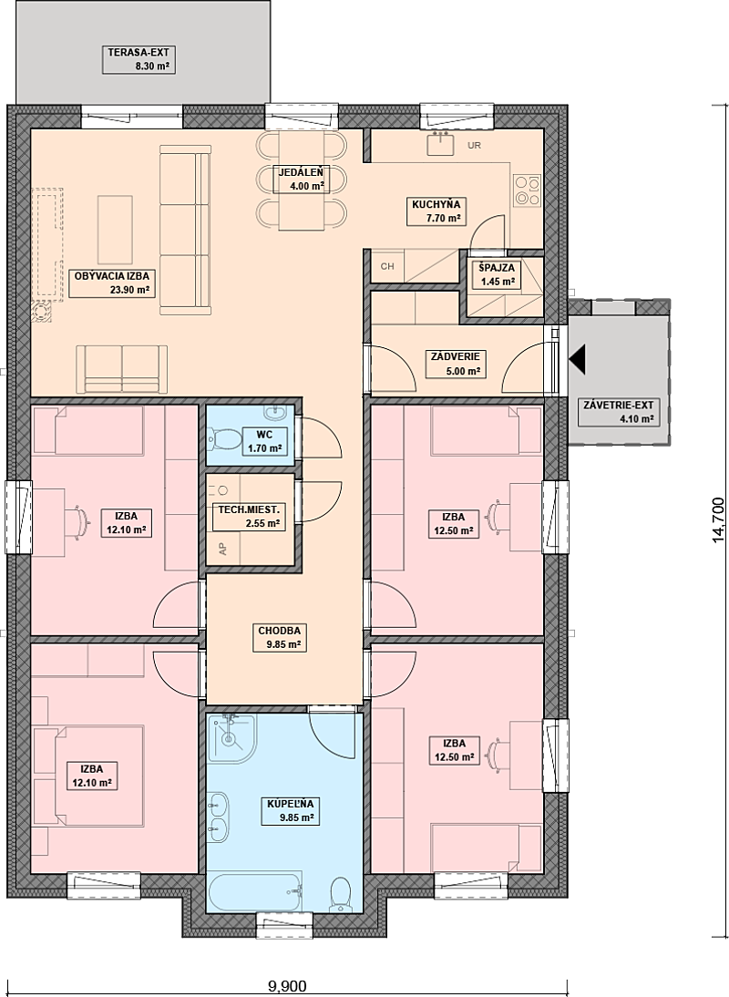 Projekt domu SARAH 1