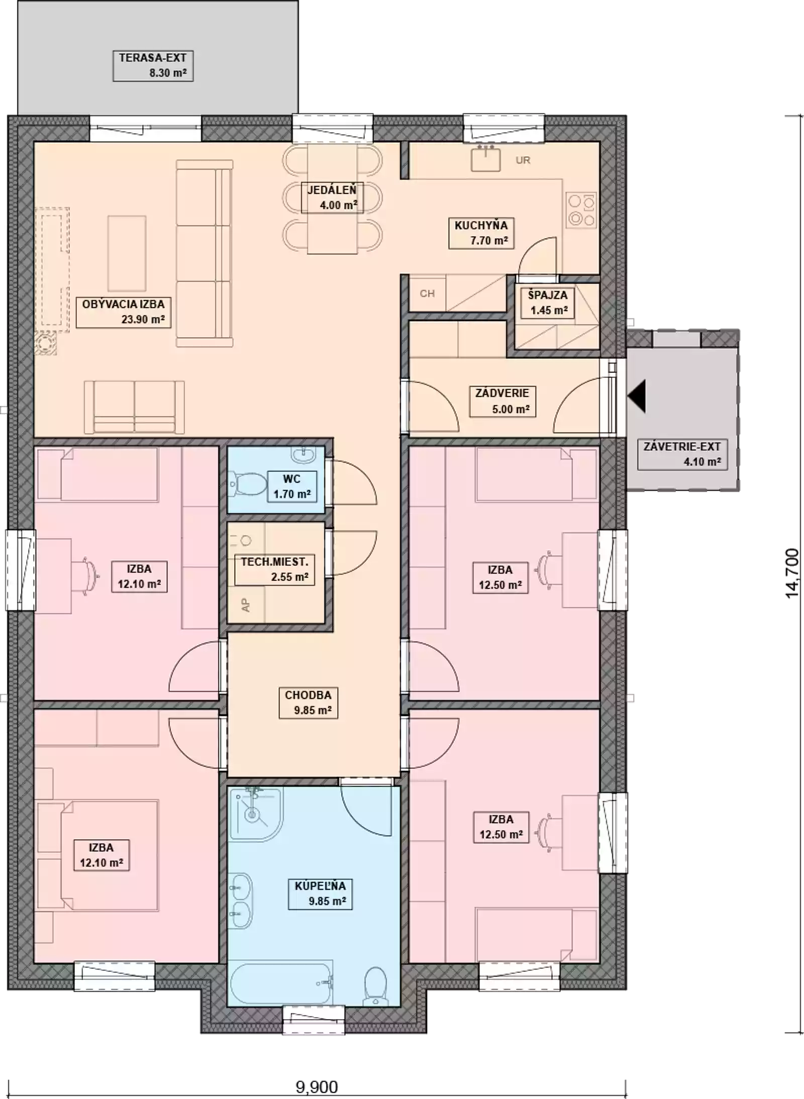 Projekt domu SARAH 1