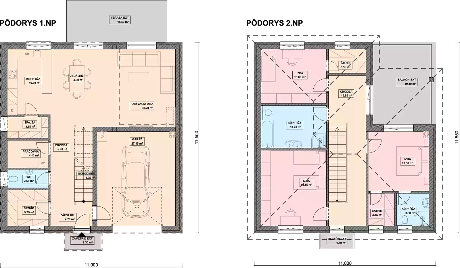 Projekt domu ERIKA 1
