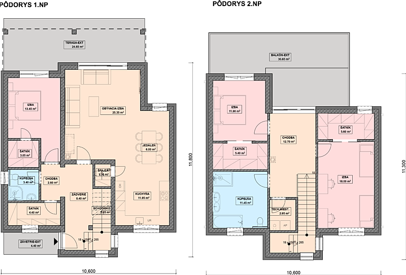 Projekt domu PETRA 1