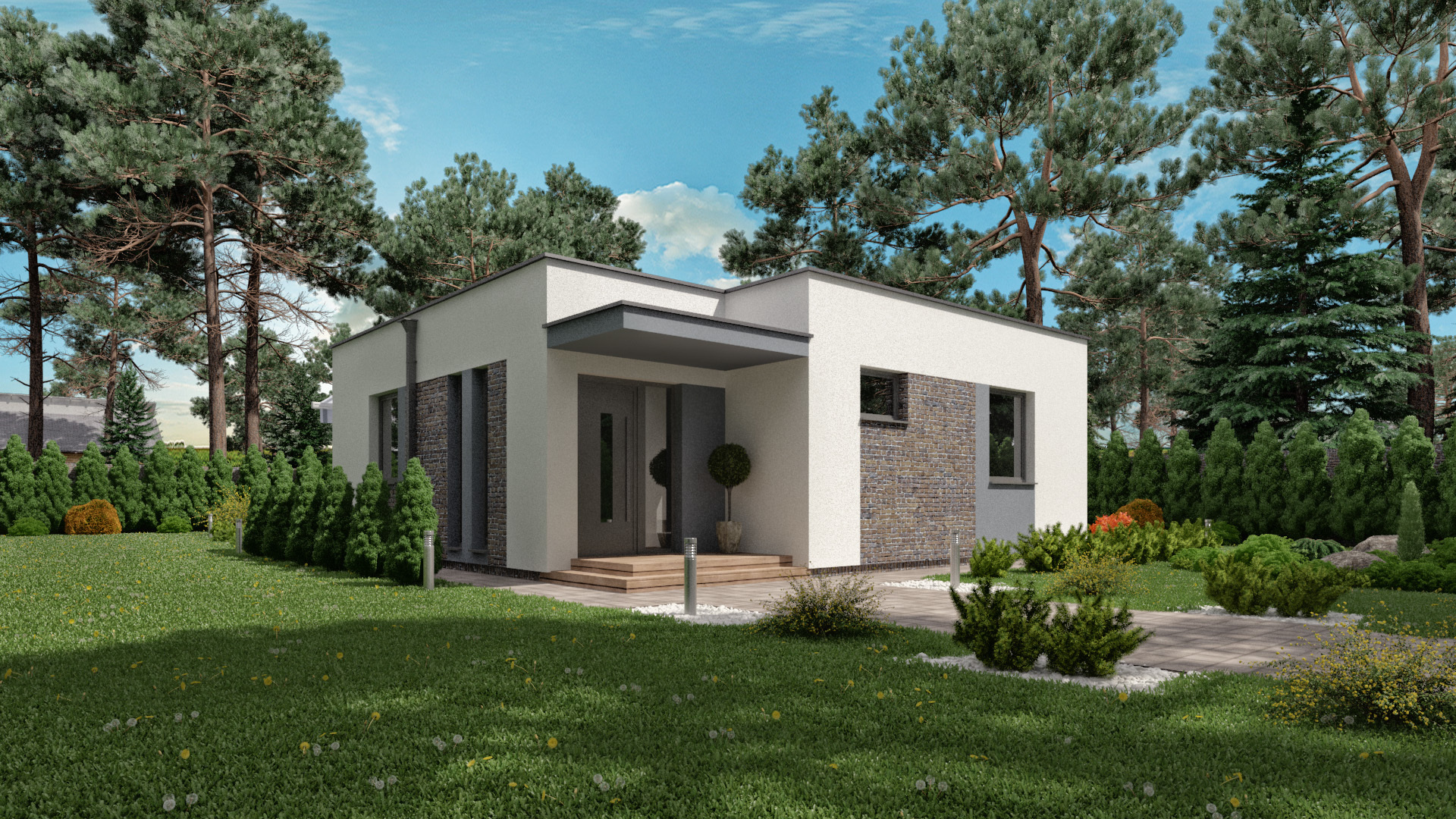 Moderný dom BEA 1 - projekt bungalovu